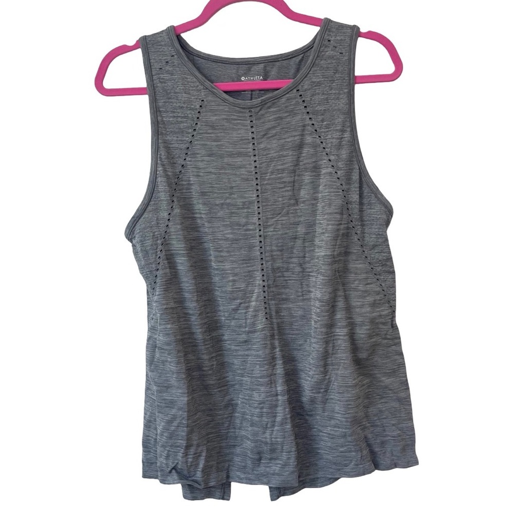 Athleta Foothill Heather Tank Top Grey Gray size M